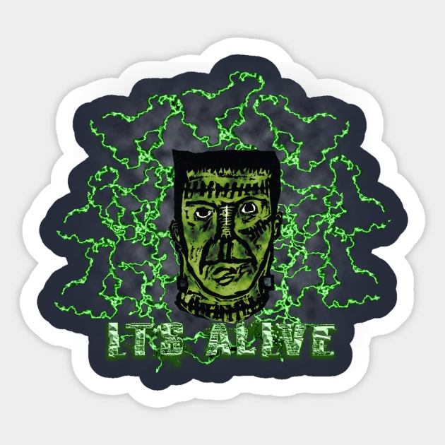 The Rise of the Monster Sticker by skrints